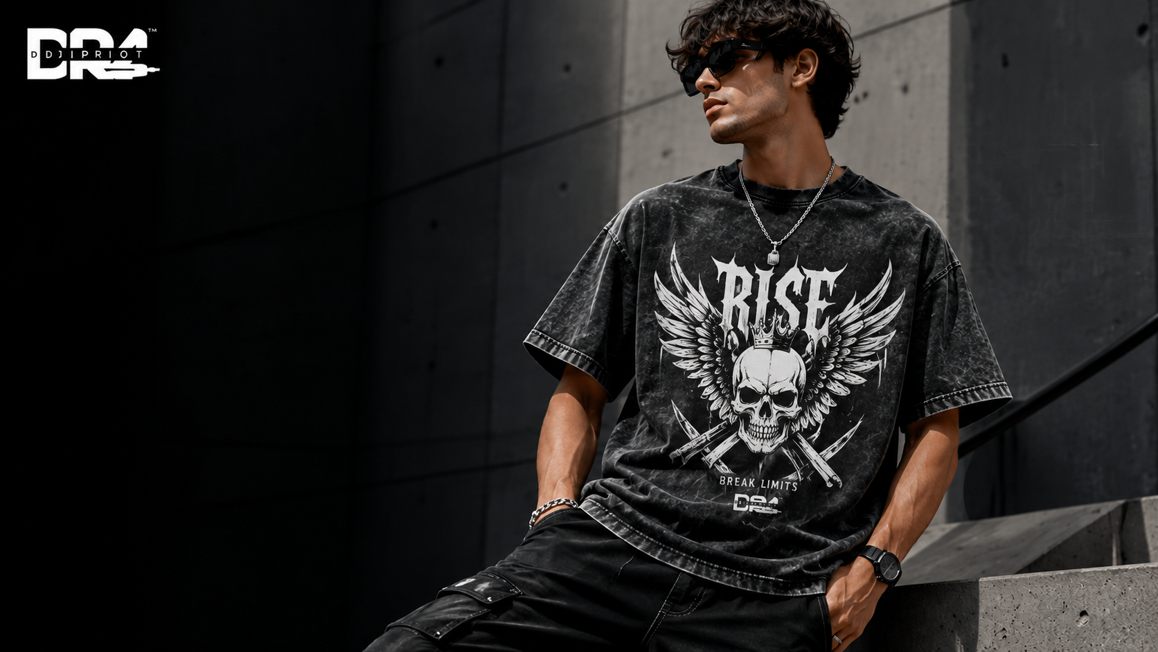 Exclusive Custom Acid Wash Tshirt