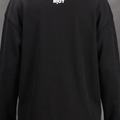 Boxyfit Black henley waffle