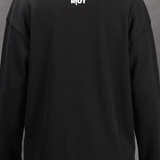 Boxyfit Black henley waffle