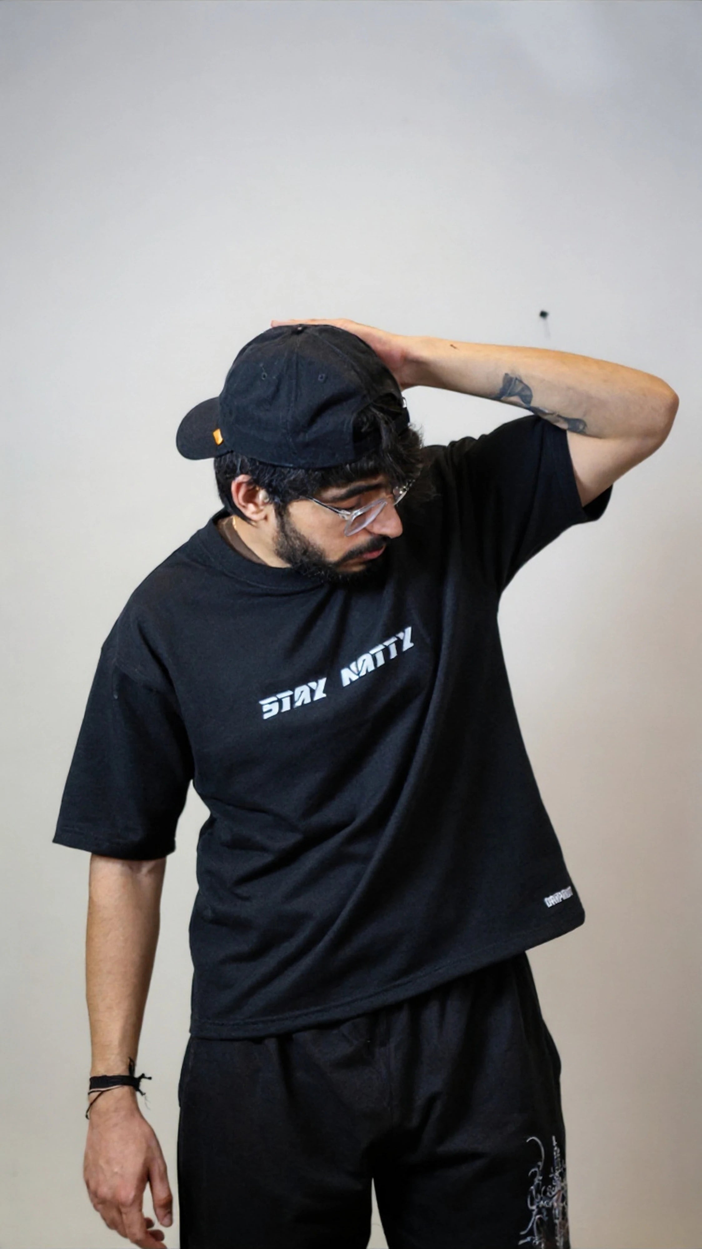 STAY NATTY Black Tshirt
