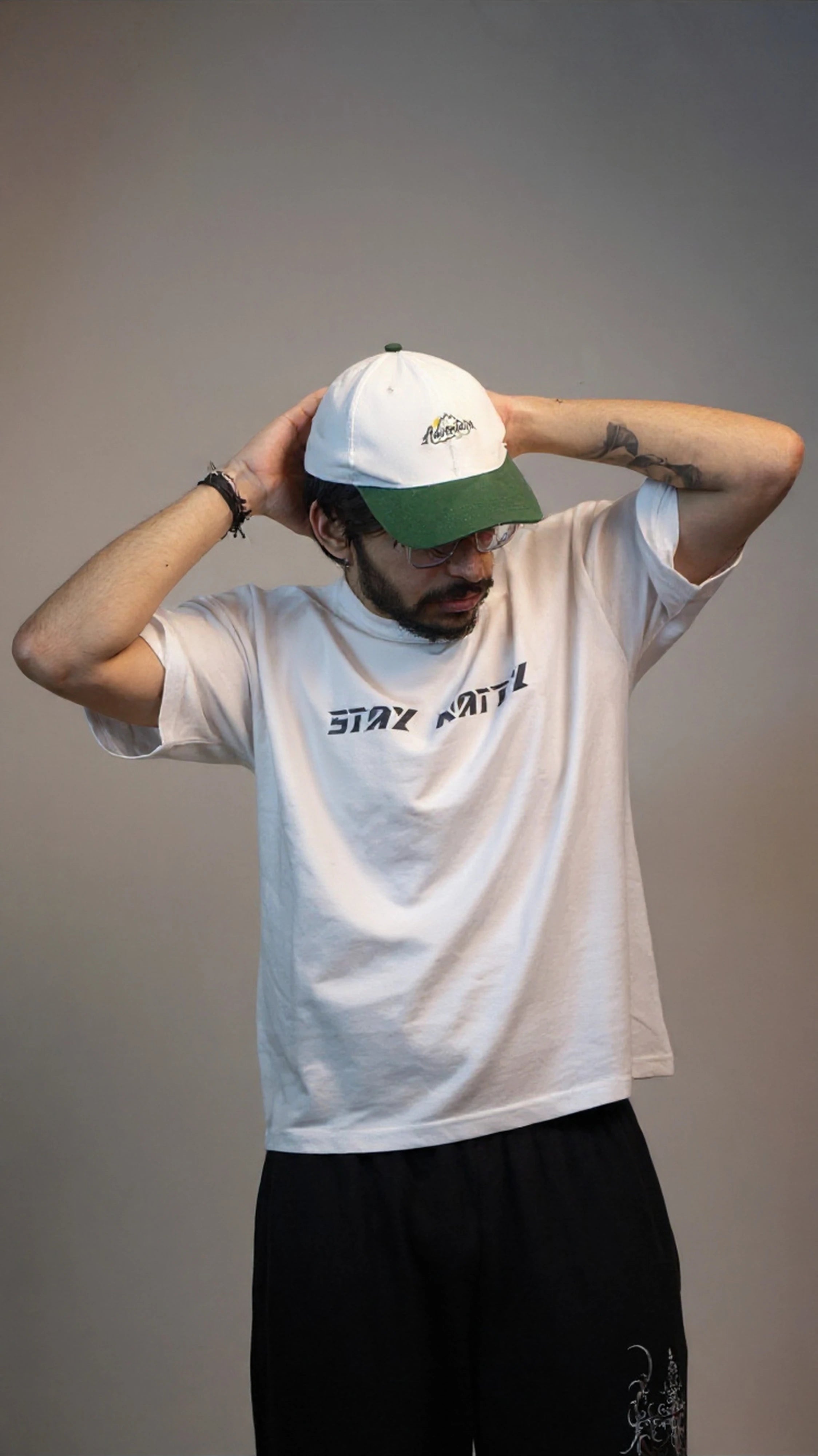 STAY NATTY White Tshirt