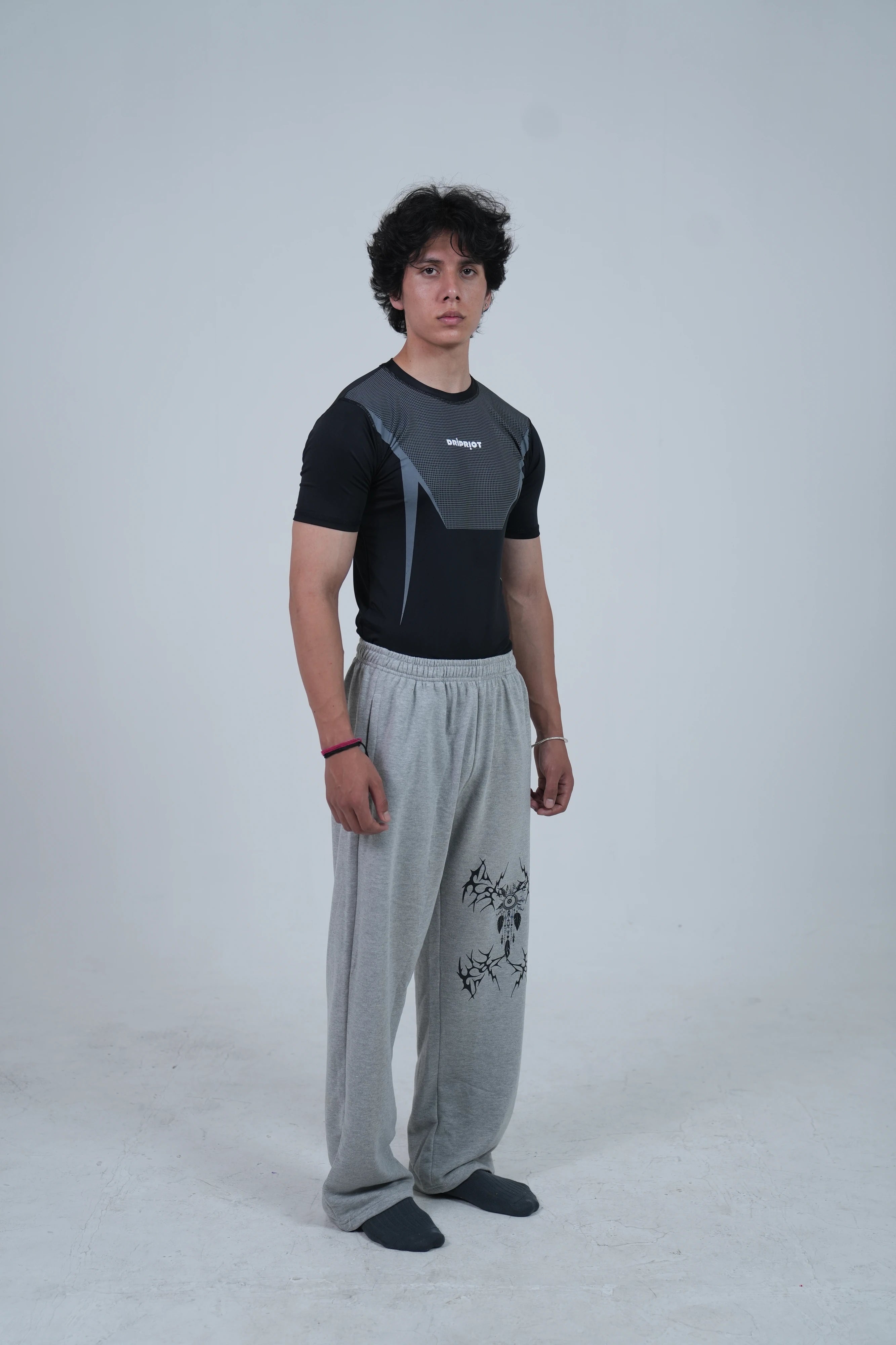 Grey Warrior Design Baggy Jogger