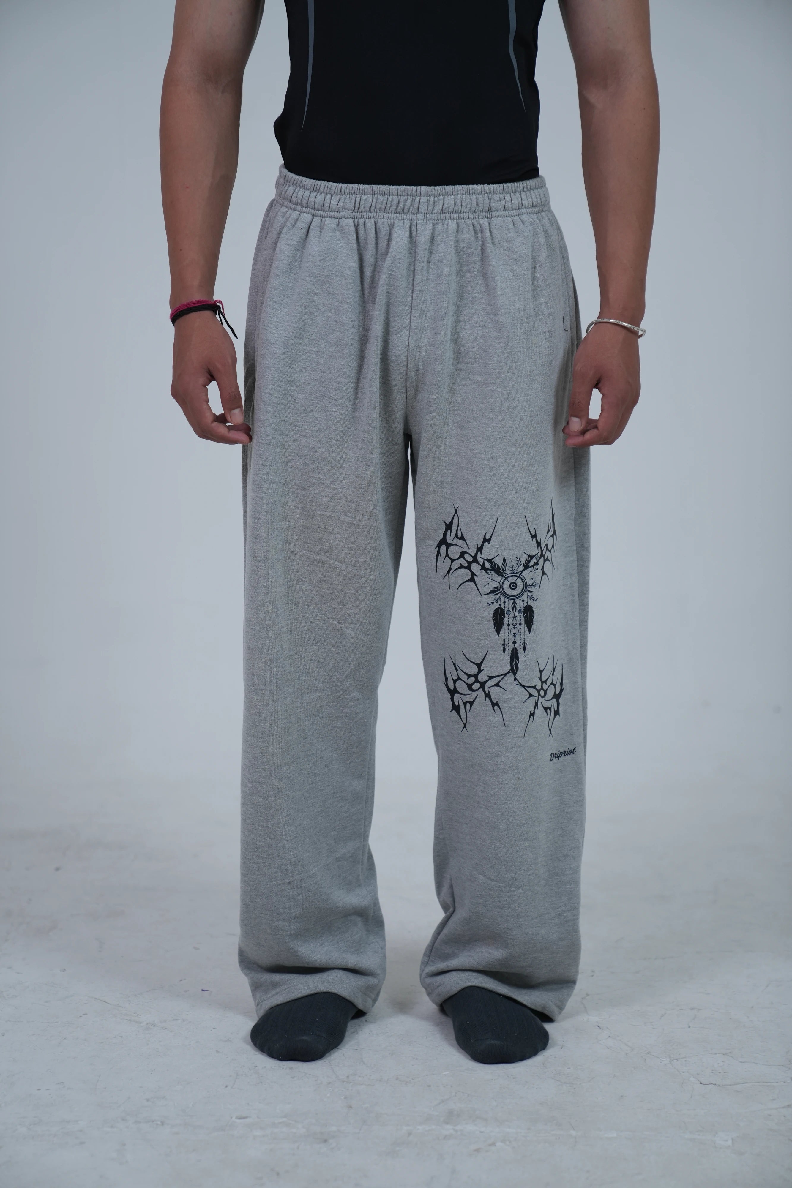 Grey Warrior Design Baggy Jogger