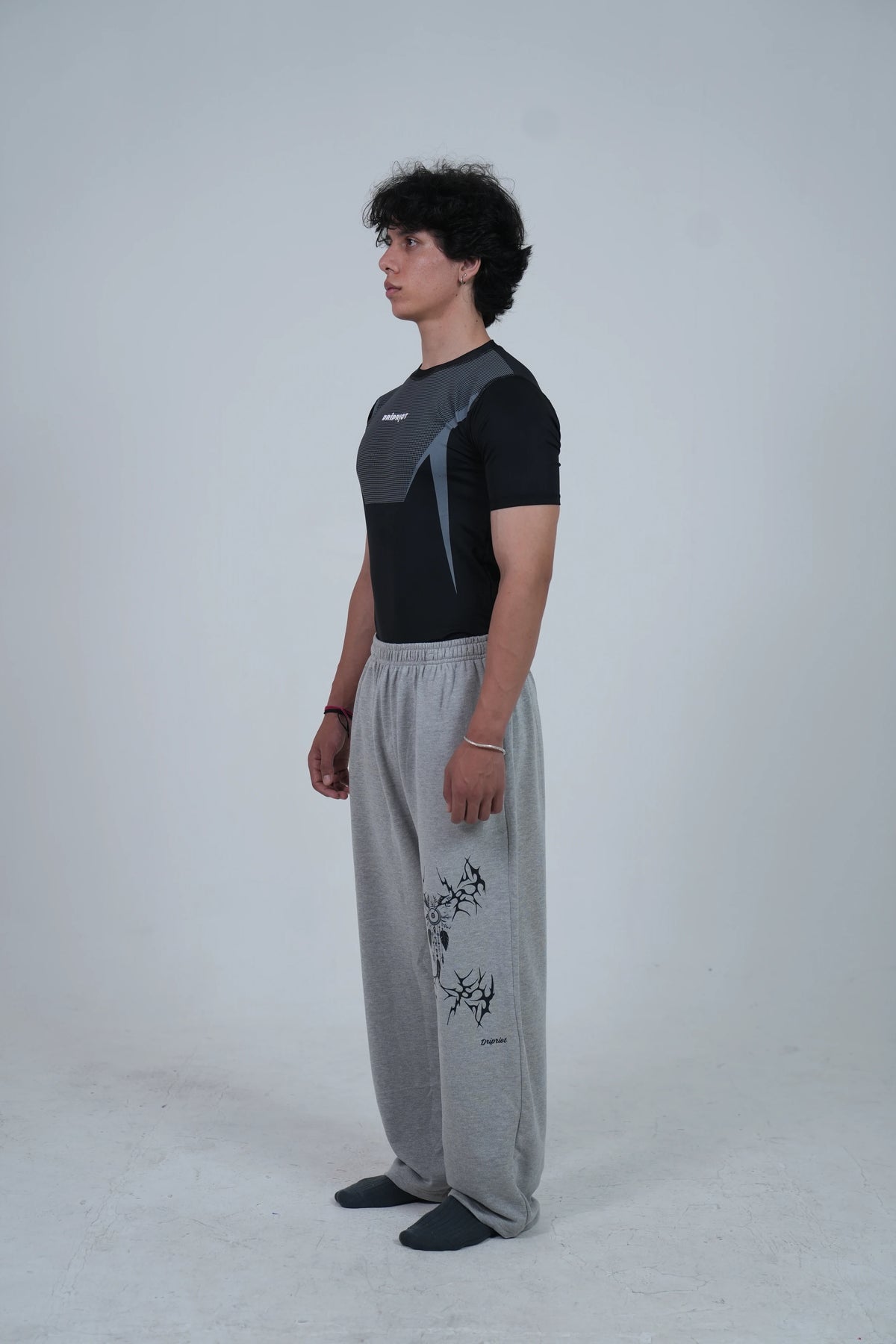 Grey Warrior Design Baggy Jogger