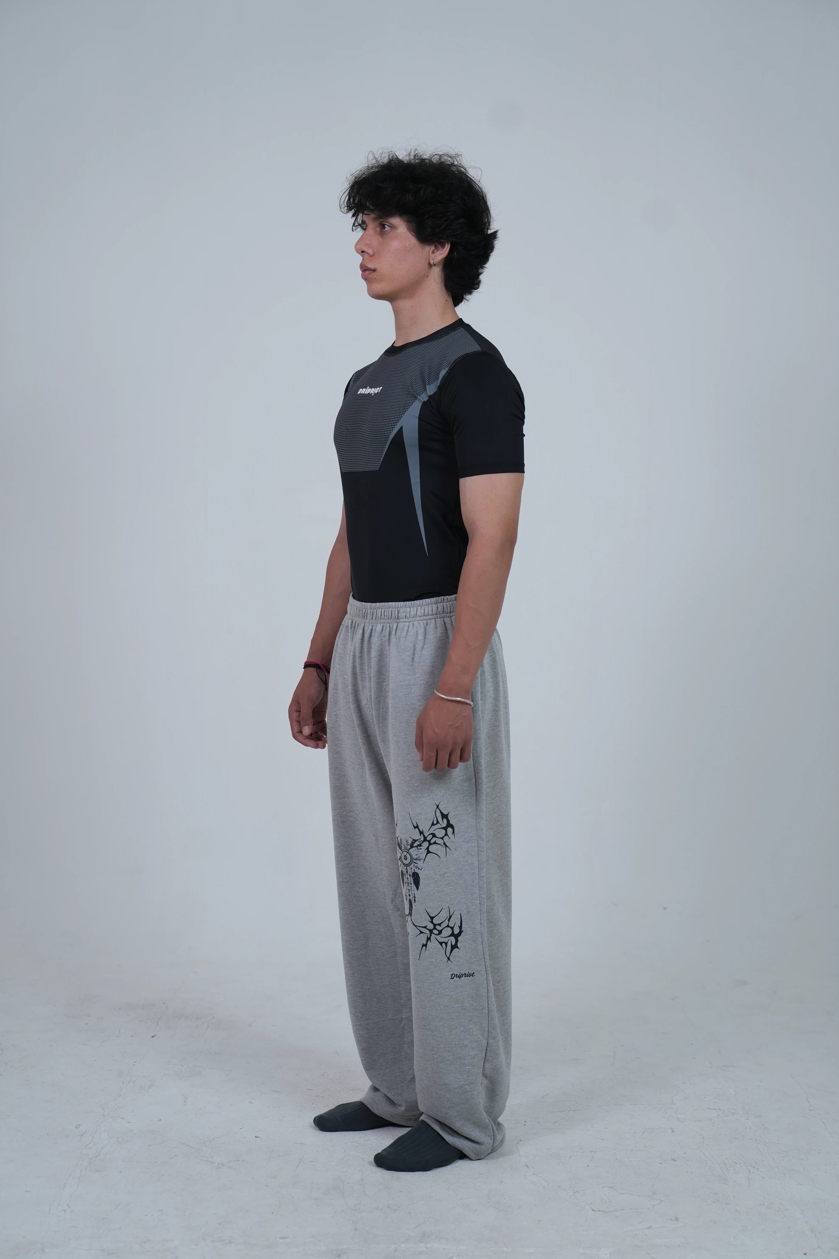 Grey Warrior Design Baggy Jogger
