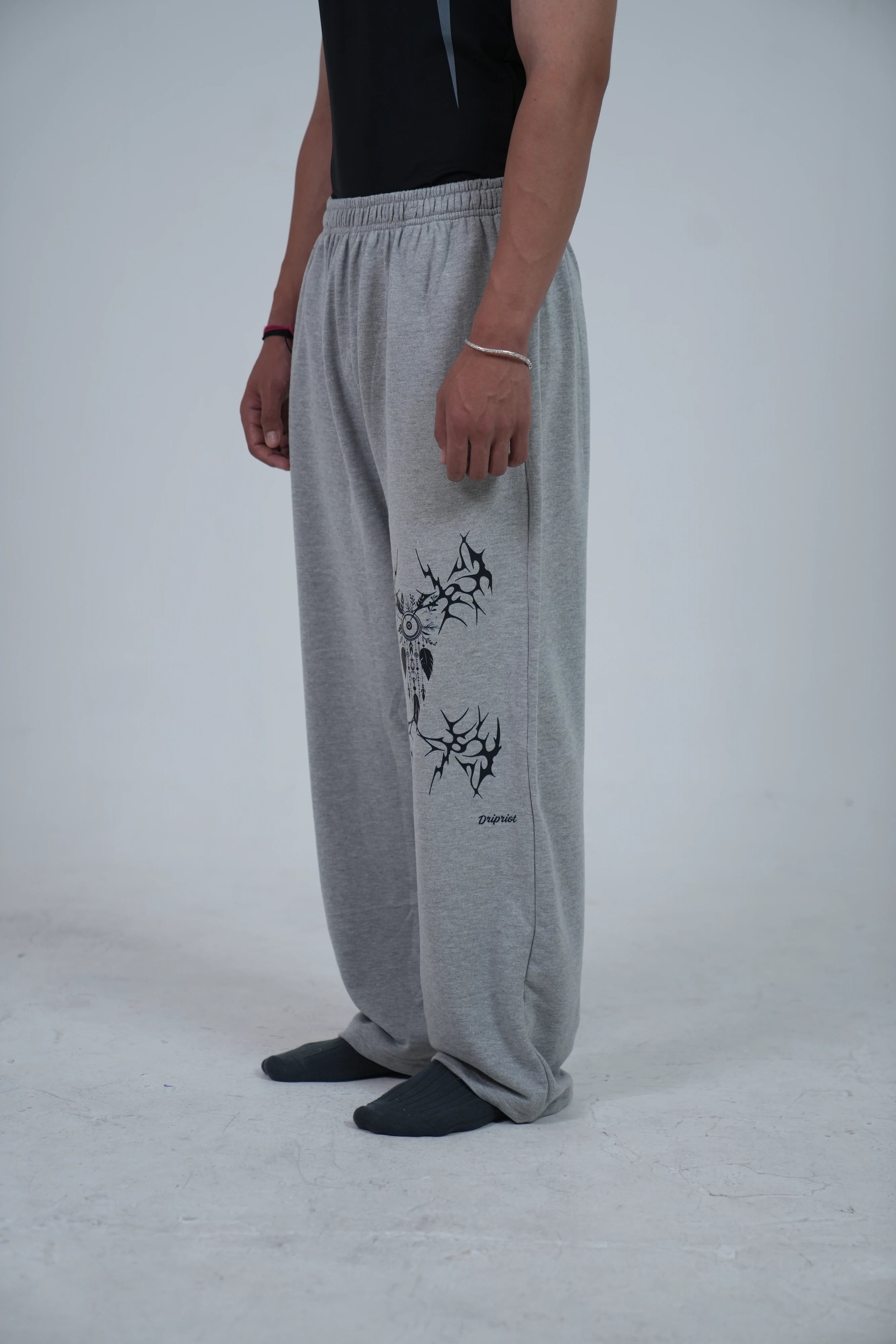 Grey Warrior Design Baggy Jogger