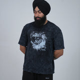 Acidwash Holy tears oversize Tshirt