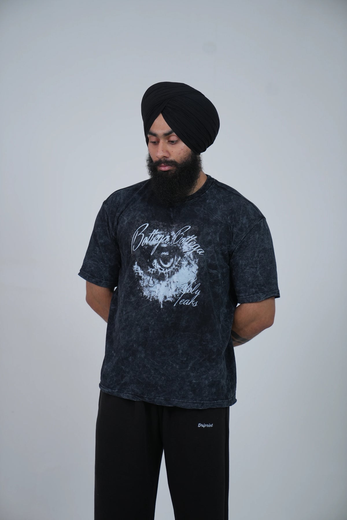 Acidwash Holy tears oversize Tshirt