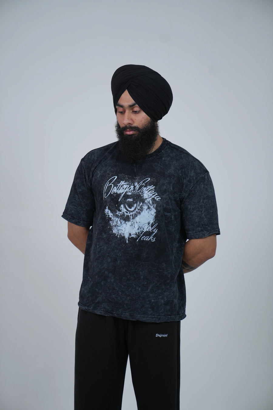 Acidwash Holy tears oversize Tshirt