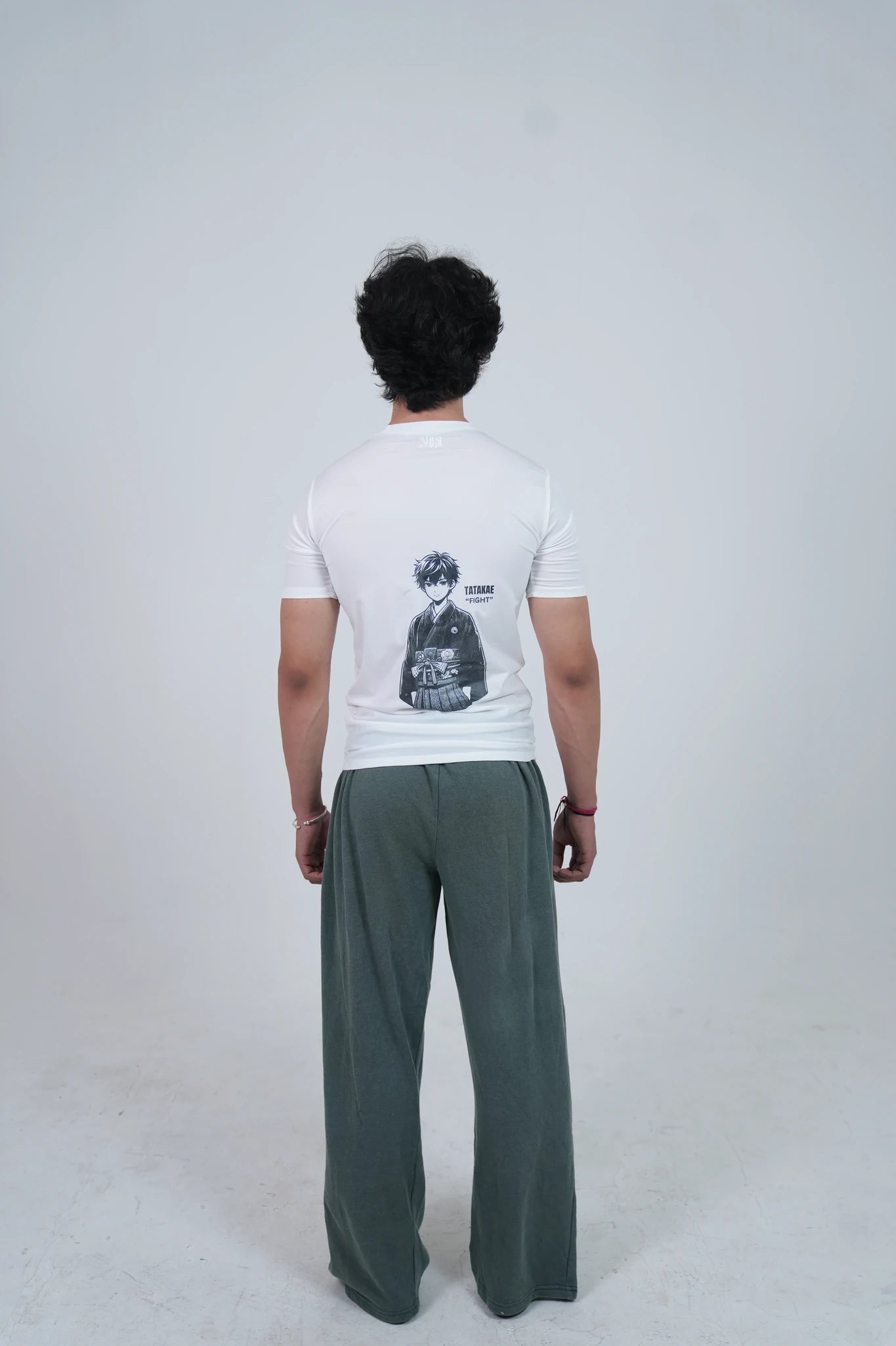 Green Acidwash Baggy Joggers