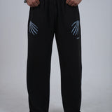 Black Skeleton Hand Jogger
