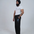 Black Skeleton Hand Jogger