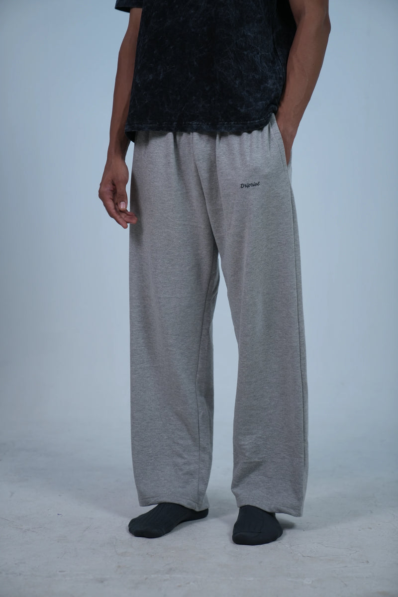 Grey Baggy Fit Joggers