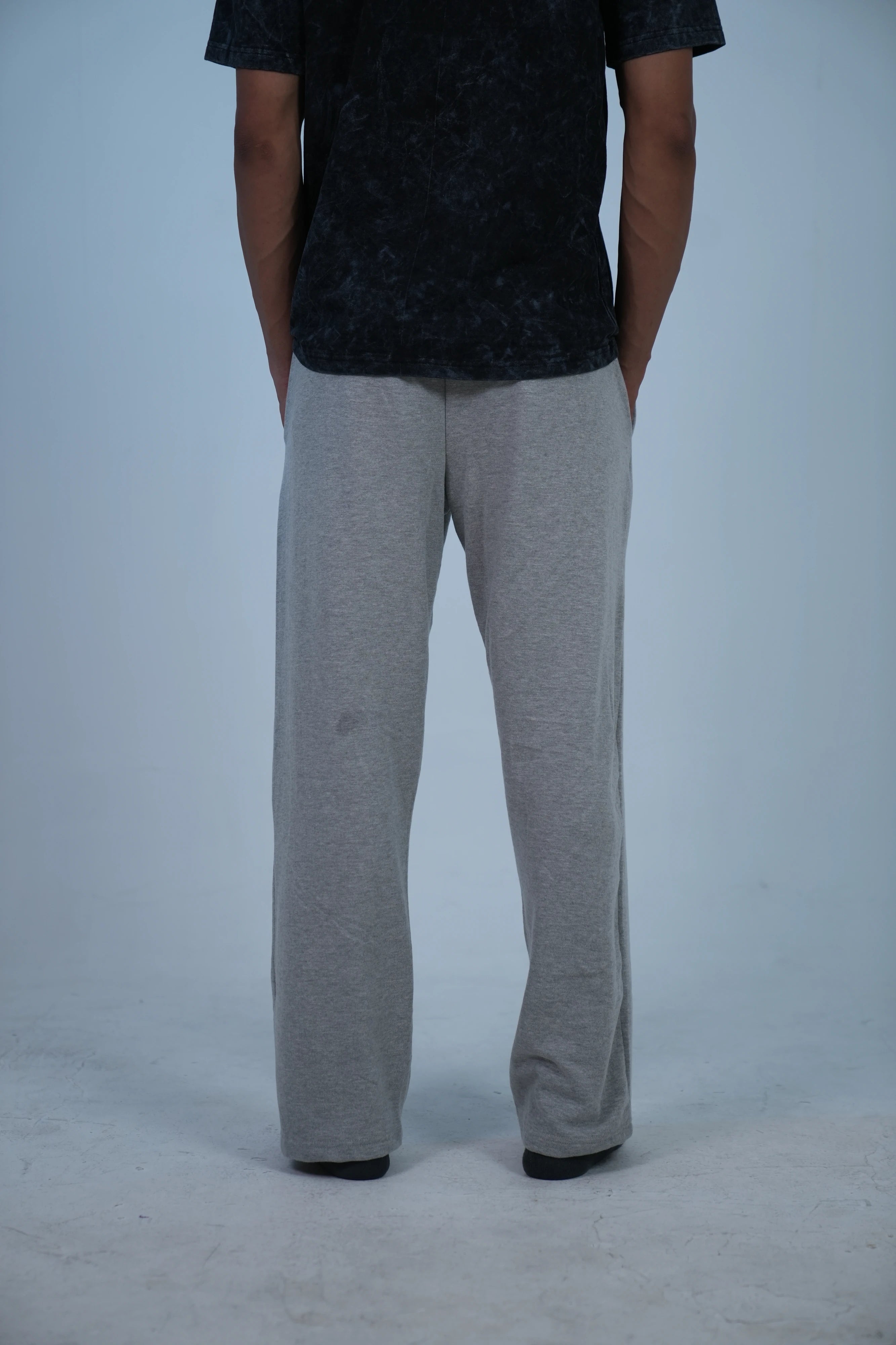 Grey Baggy Fit Joggers