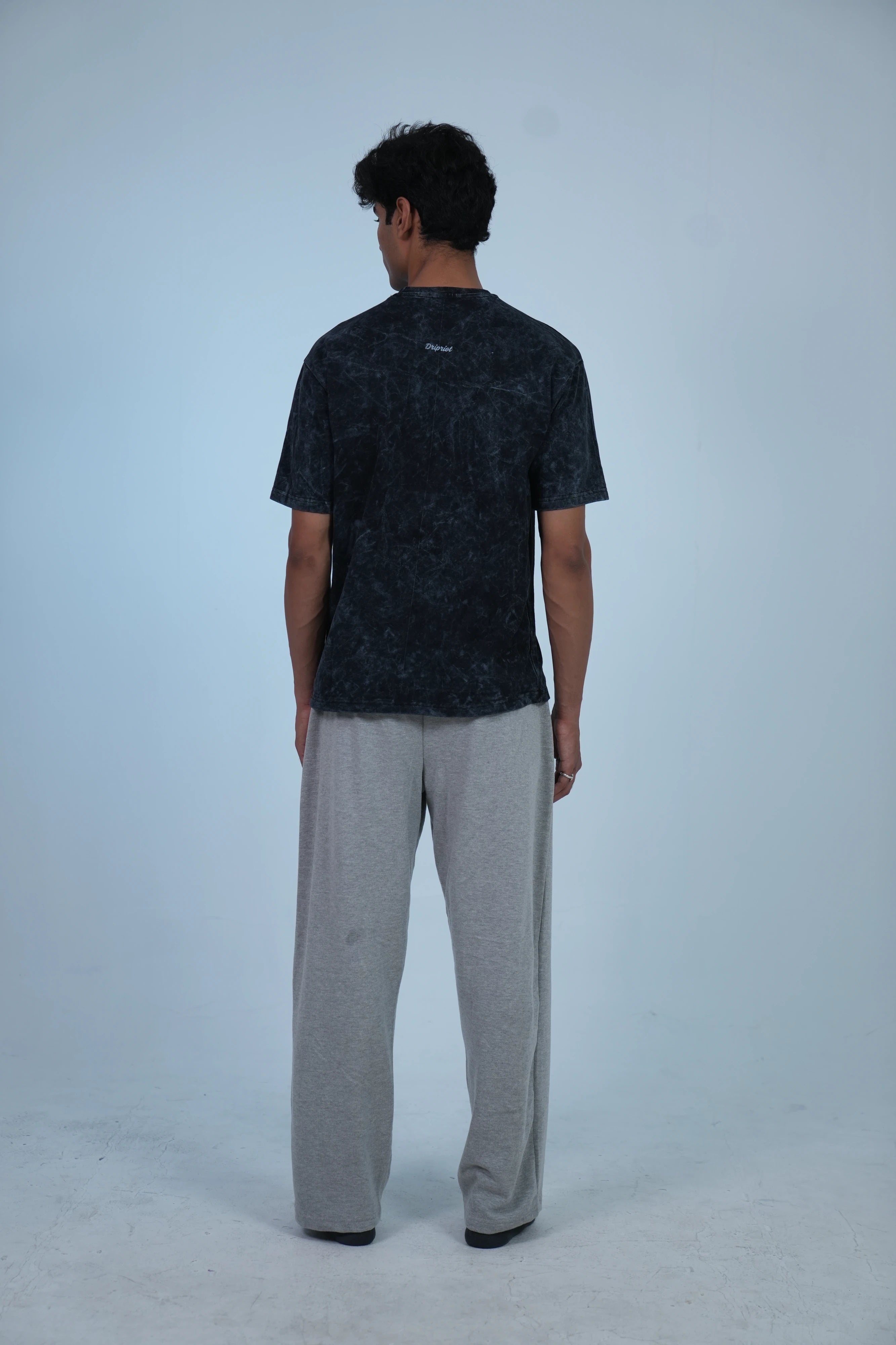 Grey Baggy Fit Joggers