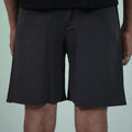 Side Slit Dark Grey Shorts