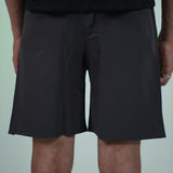 Side Slit Dark Grey Shorts