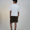 Side Slit Coffee Shorts