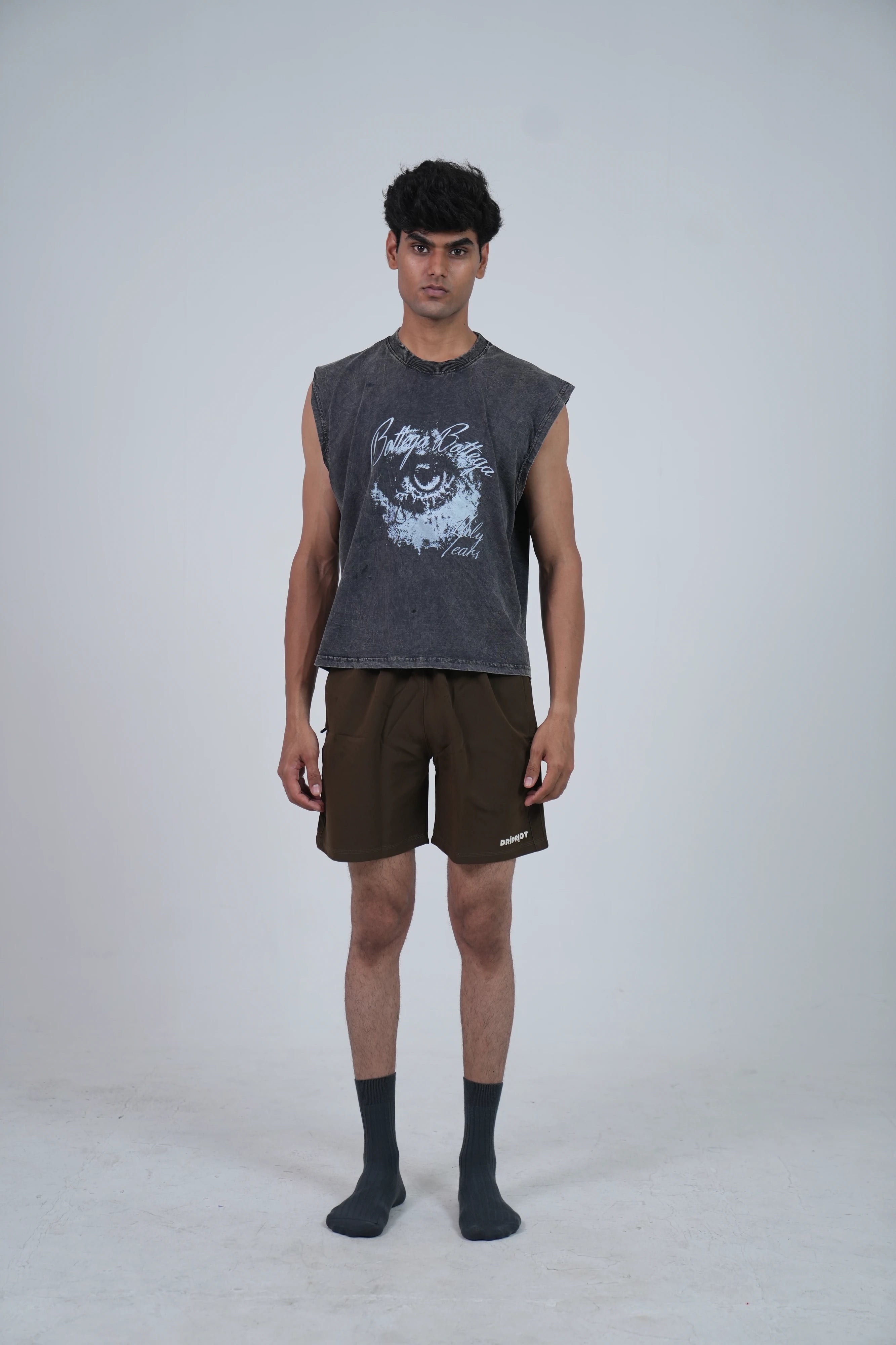 Straight Outsean Coffee shorts