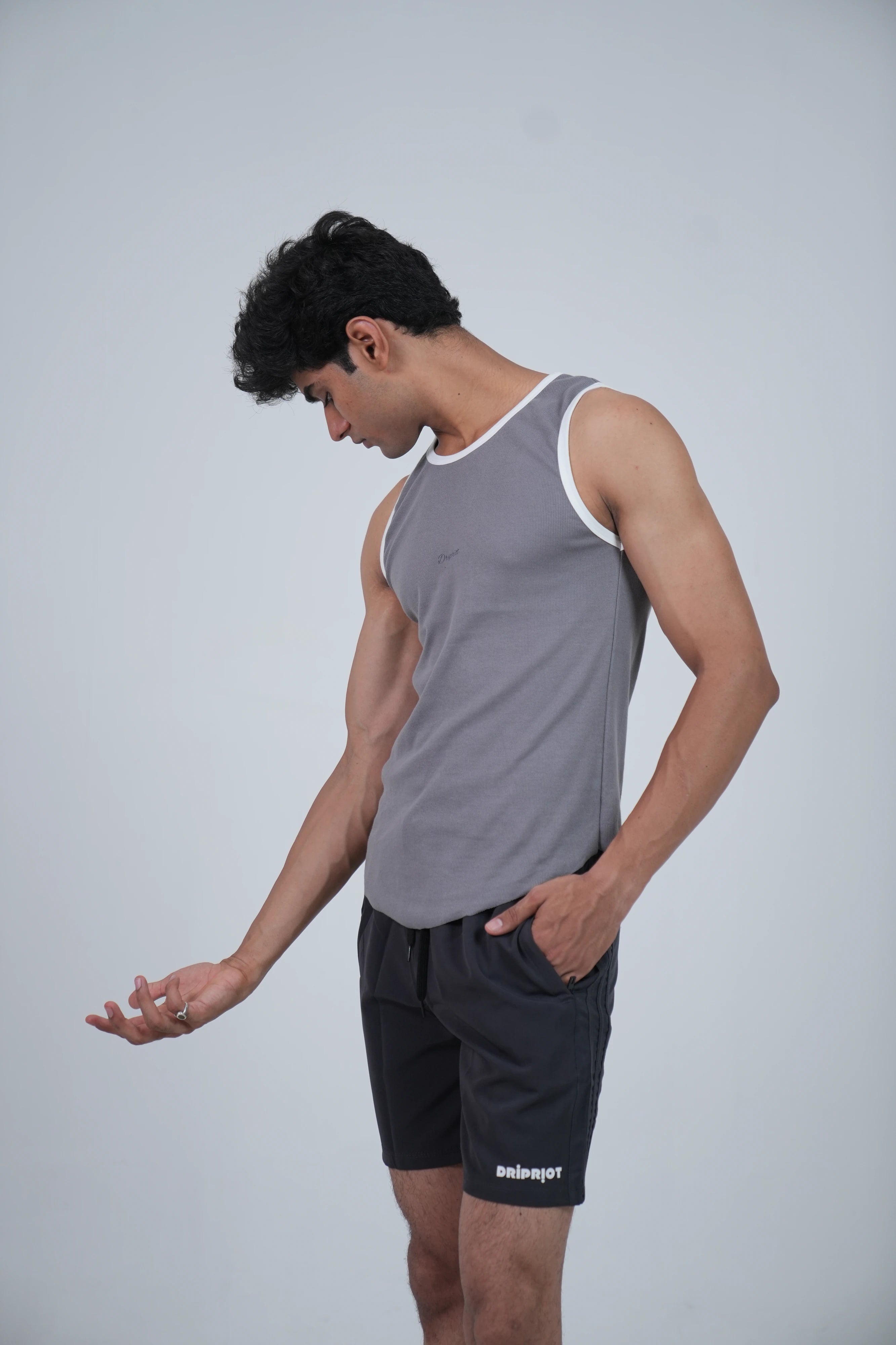 Dark GREY VEST