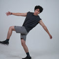 Acidwash smoky black boxy tank