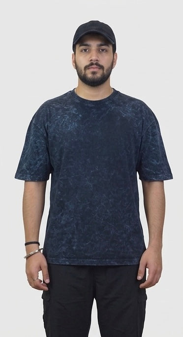 Acidwash Faded Carbon Oversized Tshirt