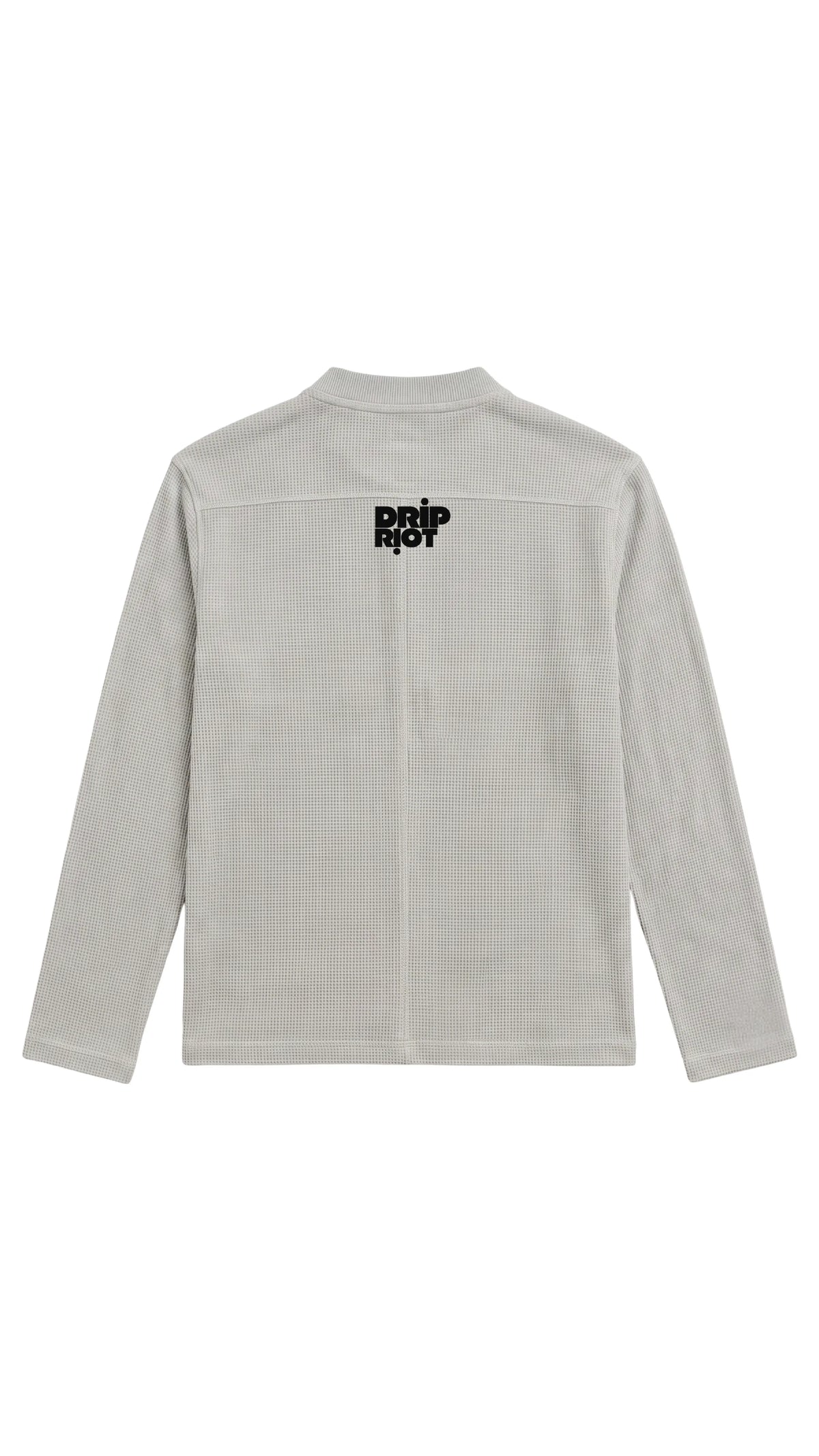 Boxyfit henley waffle
